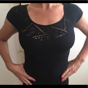 Very sexy black lace dress